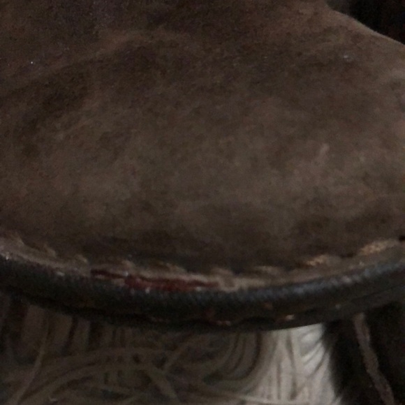 Ugg Boots-Tall Suede Uppers-Chocolate Brown-Sz 5 - Picture 17 of 17